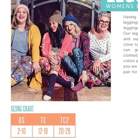 Valentine's Day Heart LuLaRoe TC Leggings - Picture 4 of 4